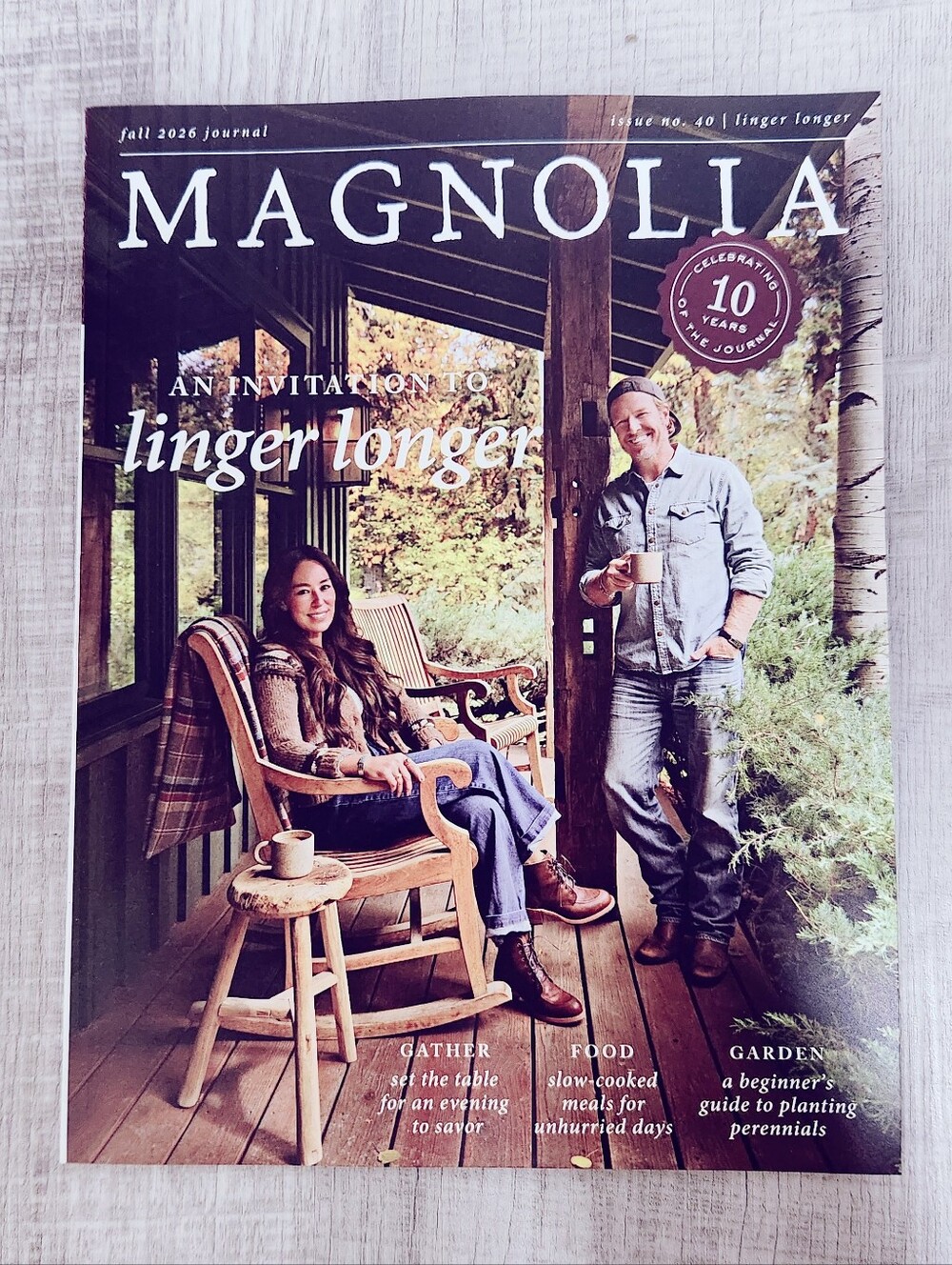 🍭7/$15 Magnolia Journal Magazine Fall 2026 An Invitation to Linger Longer